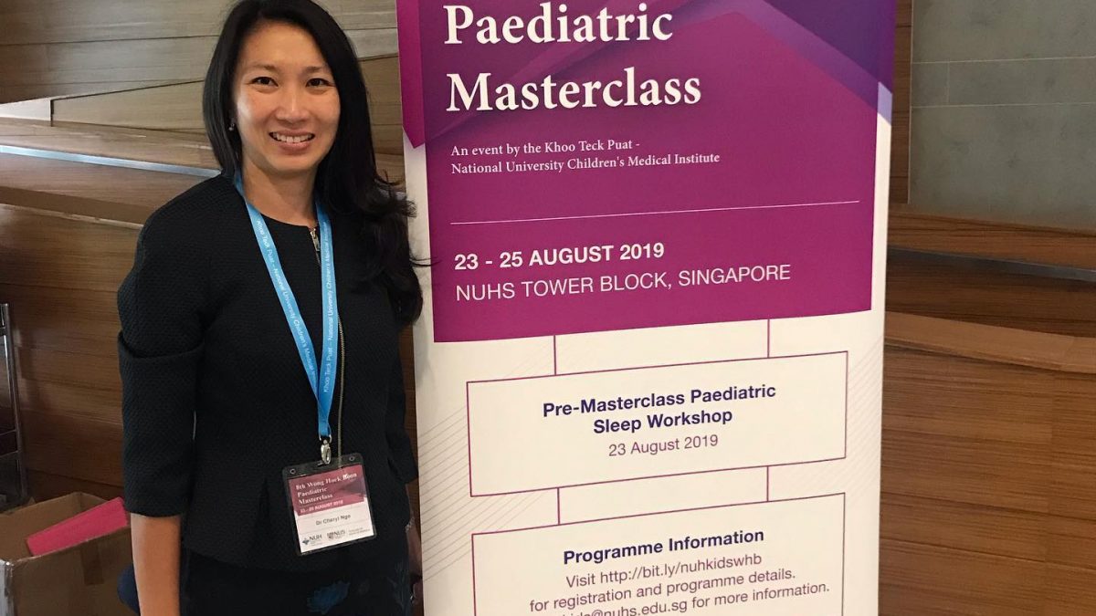 Dr Cheryl Ngo at NUHS for WHB Paediatric Masterclass