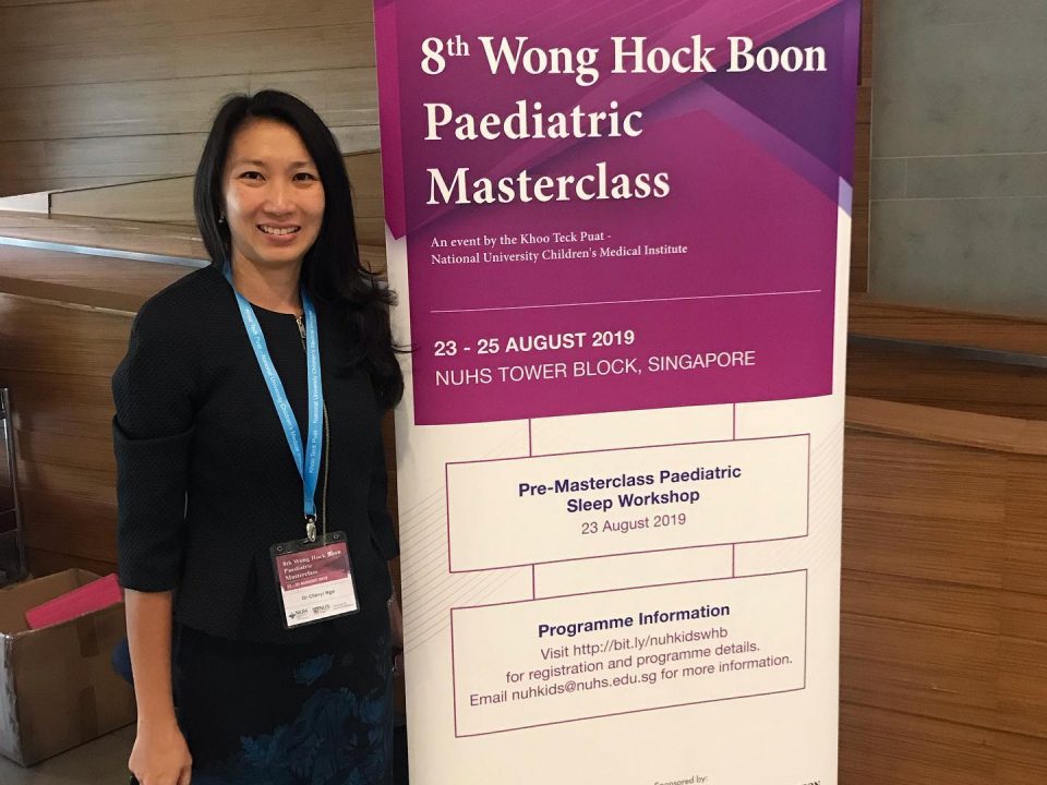Dr Cheryl Ngo at NUHS for WHB Paediatric Masterclass