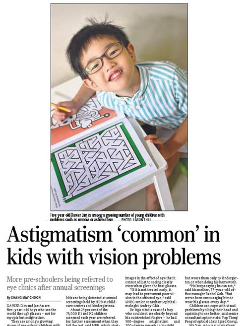 eye specialist media articles - The Straits Times October 2014