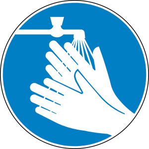 Wash hands for proper contact lens care